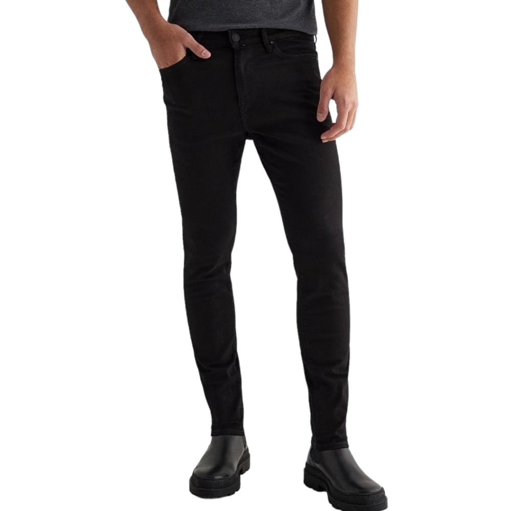 Express Skinny Jeans Mens Size 29x32 Double Black Hyper Stretch Denim